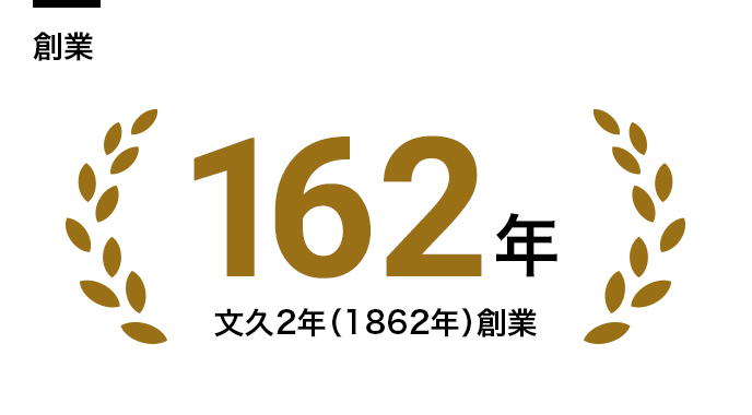 創業 162年