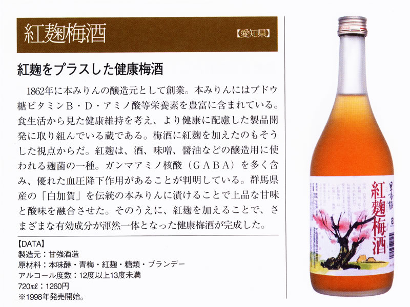 東邦出版「梅酒完全ガイド　梅酒を知る、飲む、愉しむ」